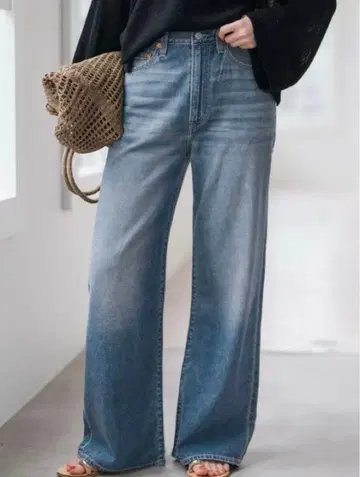 스픽 앤 스팬 리바이스 SMU RIBCAGE WIDE LEG 26