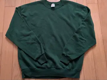 JERZEES XL 다크 그린 크루넥 트레이닝복 USA제