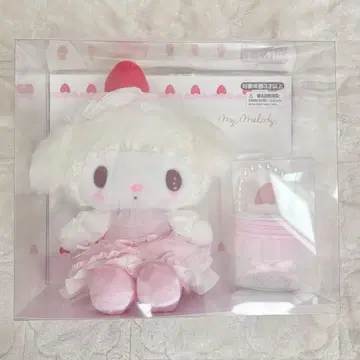 [ 얼굴 초이스 ] 산리오 딸기 휘핑 케이크 봉제 인형 & 액세서리 세트