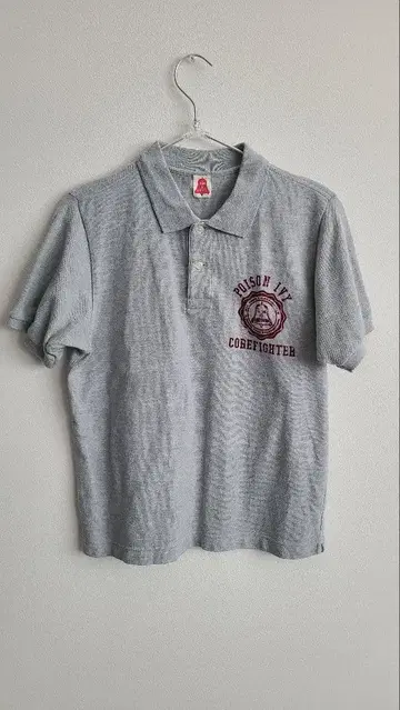 COREFIGHTER 피케 셔츠 그레이 S 사이즈