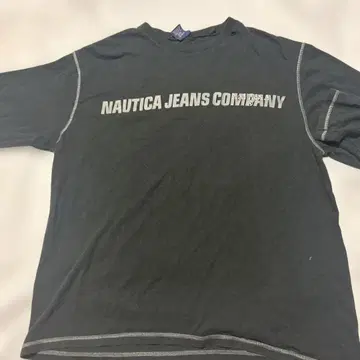 NAUTICA JEANS COMPANY 블랙 T셔츠