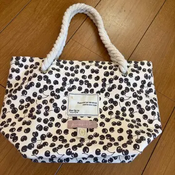 Herlipto Cherry Tote Bag 체리 토트 에스프레소