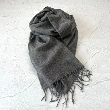 새상품급 무인양품 캐시미어 100% 스톨 그레이