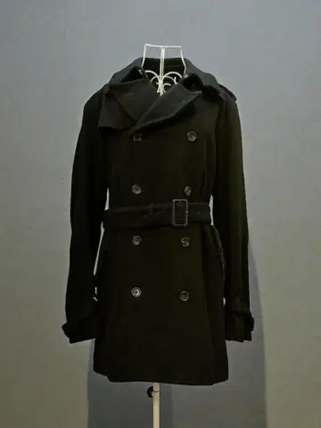 울 피코트 에디션 블랙 코트 투모로우랜드