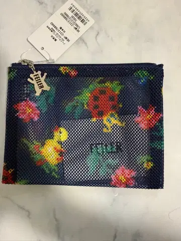 페이러 메쉬 파우치 하이디 패턴 네이비 S 사이즈