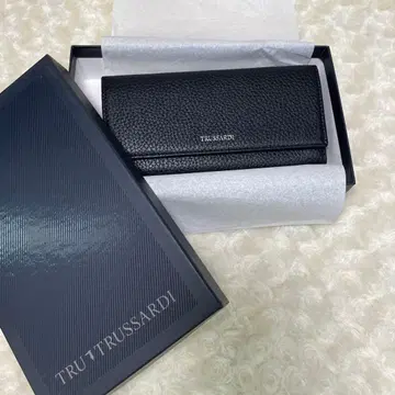 TRU TRUSSARDI 트루사르디 새상품 남성용 장지갑 블랙
