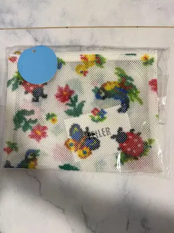 [ 새상품 ] 페이러 FEILER 메쉬 파우치 M 사이즈 화이트