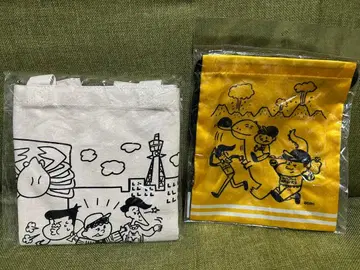 [새상품] 고리파라견문록 오사카 한정판 토트백 소프트뱅크 콜라보 복조리