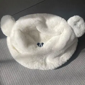 미키마우스 퍼 모자 58cm
