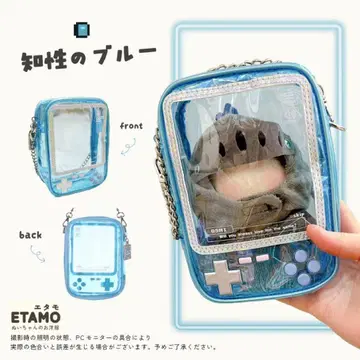 ETAMO 클리어 컬러 PVC 파우치 누이 파우치