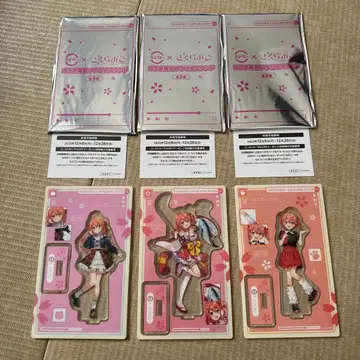 스시로 사쿠라 미코 아크릴 스탠드 전 3종 풀 컴프