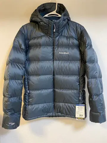레어 색상 몽벨 라이트 알파인 다운 후드티 Men's L 다크 그레이