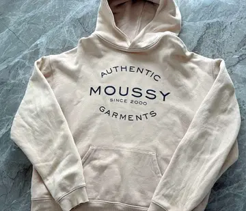 MOUSSY 베이지 후드티 FREE 사이즈
