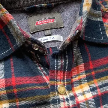 따뜻한 가을/겨울 디키즈 S 플란넬 셔츠 슬림 Dickies