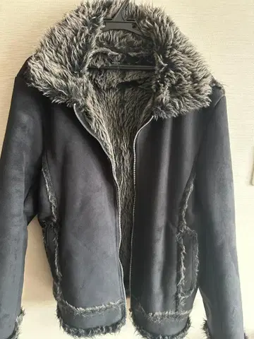 [ 새상품급 ] 페이크 무스탕 보아 자켓 LL 방한 아우터