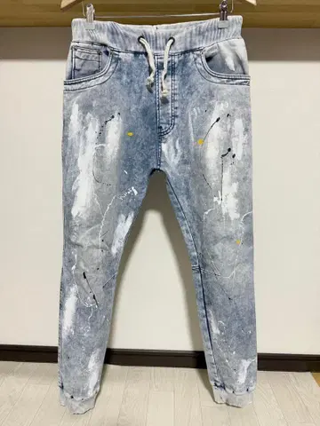 페인트 ZARA MAN 조거 팬츠 맨투맨 데님