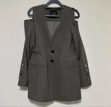 유나이티드 도쿄 컷 라피 자켓 (그레이)