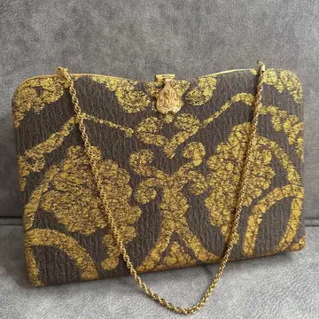 꿈을 잇는 기모노 가방 파티 백 골드 고급 화려함