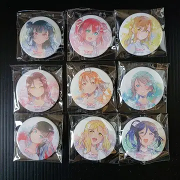 러브 라이브 선샤인 Aqours 캔뱃지 9개 세트
