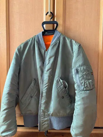 00s MA-1 플라이트 자켓 올리브 그린