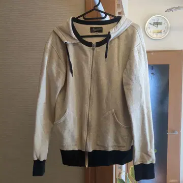 Attractions 후드티 사이즈 38 베이지/블랙