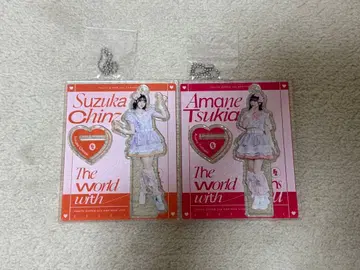 츠키아시 아마네 진세이 스즈카 아크릴 스탠드 케이프 의상