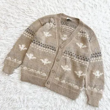 캐나다제 pulsar 알파카울 100% 니트 가디건 노르딕