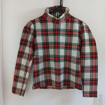 아메리칸 러그 씨 수입 빈티지 빨흰 타탄 체크