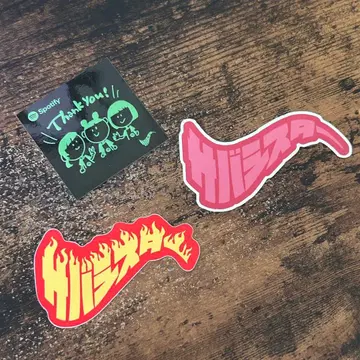 사바시스터 로고 스티커 2종