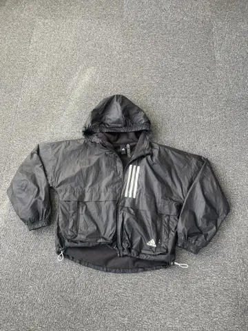 adidas 플리스 안감 블랙 자켓 M