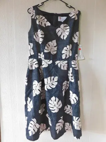 [새상품] 오키나와 카리유시 의류 원피스 슬리브리스 코코넛 주스 L