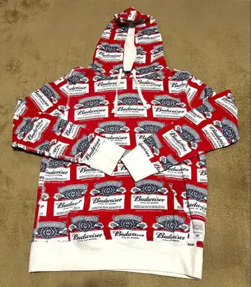 HUF Budweiser Hoodie M 사이즈 버드와이저 x 허프