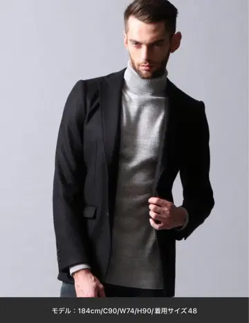 5351 HOMMES DIRECTORS 테일러드 자켓 블랙 46