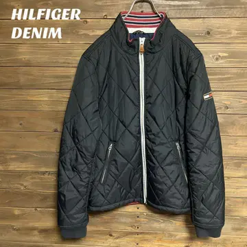 [ 힐피거 데님 ] 퀼팅 자켓 블루종 점퍼 L