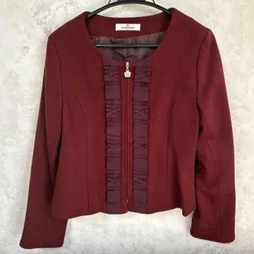 GALLERY VISCONTI 버건디 자켓