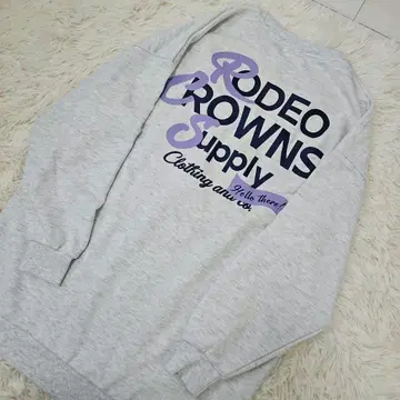 RODEO CROWNS 백 프린트 맨투맨