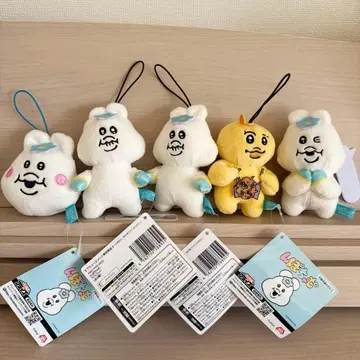 택 포함 미사용 새상품 믁포참 키미마로 마스코트 키링 묶음 판매