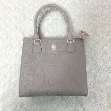 비쥬 하트 퀼팅 백 그레이 멜미 maki 시마무라 콜라보