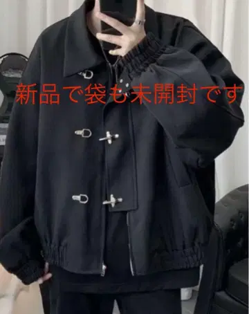 블랙 모드 자켓 메탈 후크 자켓 파이어맨 자켓