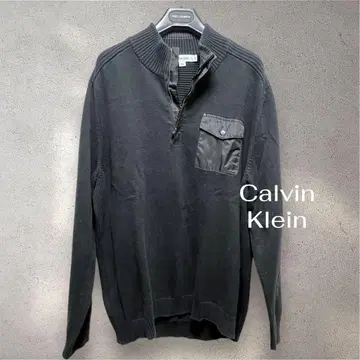 Calvin Klein 하프 지퍼 스웨터