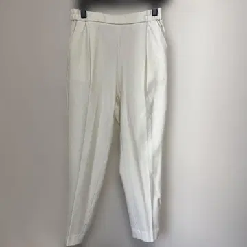 아나이 36 화이트 테이퍼드 팬츠