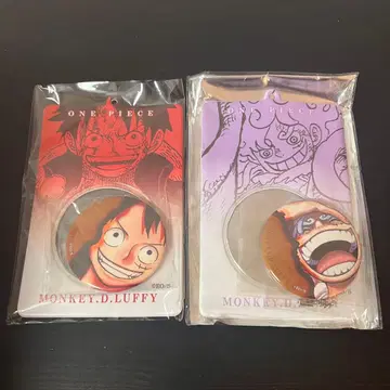 원피스 캔뱃지&특제 홀더 루피 니카