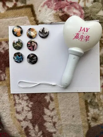 은행나무 응원봉과 배지 세트