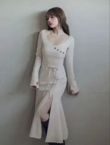 Andmary 레이디라이크 롱 드레스 AM0625