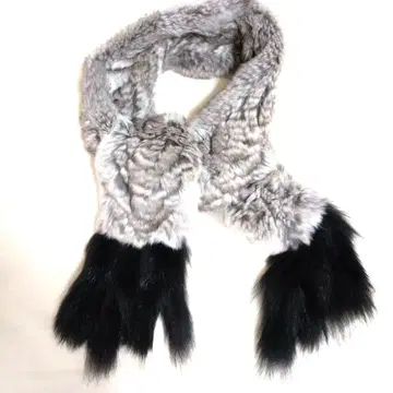 그레이와 블랙 퍼 스톨 (KAWABE)