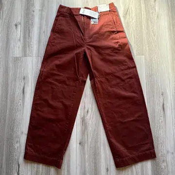 다크 브라운 와이드 핏 카고 팬츠 73cm