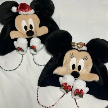 크리스마스 디즈니 팬캡 미키 미니