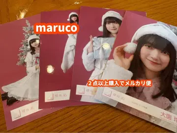 오오조노 레이 사쿠라자카46 2025년 산타 의상 브로마이드 4종 컴프