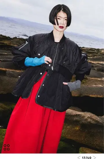 OMMO 신상 PEPLUM QUILTING MA-1 완판템!! 새상품