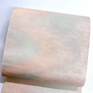 후쿠로 오비 츠즈레오리 유선 그라데이션 추상 패턴 은사 기모노 122tz